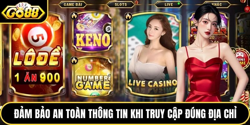 Đảm bảo an toàn thông tin khi truy cập đúng địa chỉ