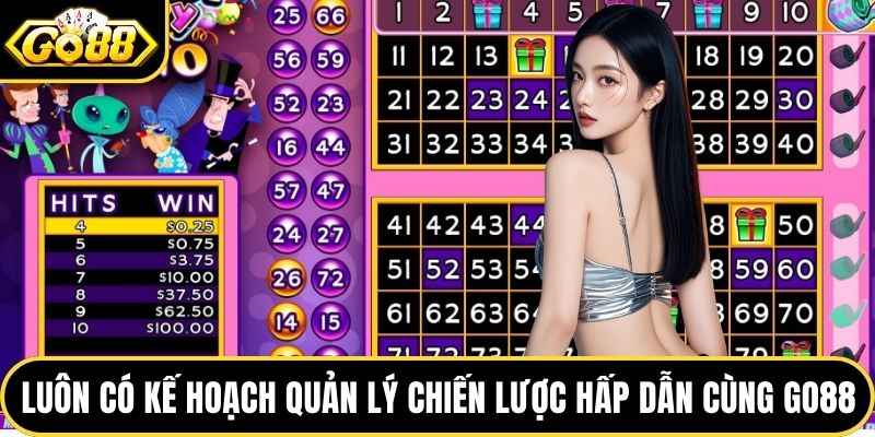 Luôn có kế hoạch quản lý chiến lược hấp dẫn cùng GO88